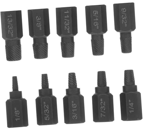 BAZEITFLOW Estrattori e Bulloni Danneggiati Piccoli Estrattori in Acciaio -vanadio Resistenti Rimozione Facile Strappate e Bulloni Rotti