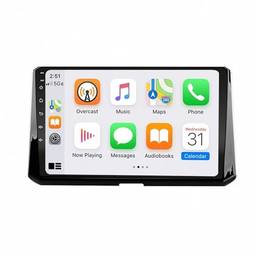 Carplay Android Auto Display für Toyota Corolla 12 Cross 2019 2020 Apple Carplay & Android Auto mit OTA-Updates, Mirror Link, Sprachsteuerung, GPS-Navigation, 8 Kern 6G+128G