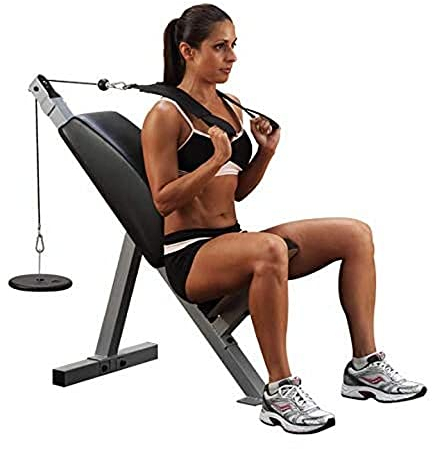 Body-Solid PAB-21X Powerline-Serie Bauchtrainer | Bauchmuskeltrainer | Bauch-Cruncher | AB Bench
