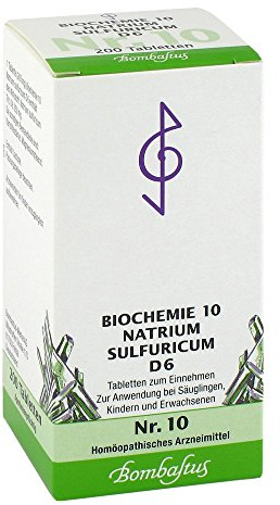 Biochemie 10 Natrium sulfuricum D6 Tabletten Bombastus 200 stk