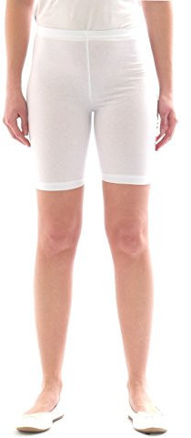YESET Kinder Shorts Sport Pants Sportshorts Kurze Leggings aus Baumwolle Jungen Mädchen Weiss 122