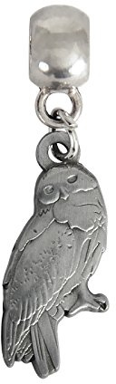 Silver Plated Harry Potter Hedwig Owl Slider Charm