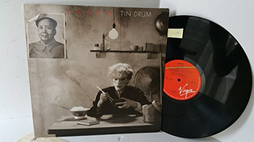 OVED 158 Silber Metall Tin Drum, Trommel mit Zinn Körper und 1/4 Jack Anschluss, unbehandelt, mit Drumstick