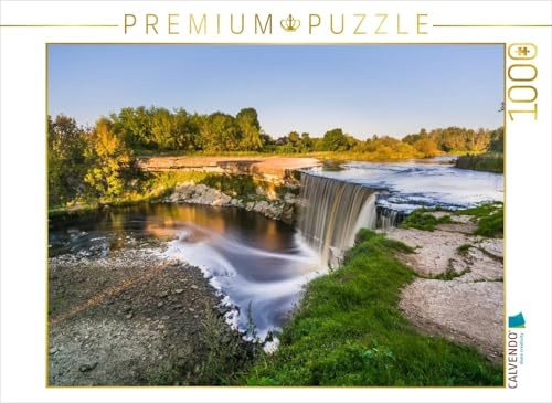 CALVENDO Puzzle Wasserfall Jägala in Estland | 1000 Teile Lege-Größe 64 x 48 cm Foto-Puzzle für glückliche Stunden
