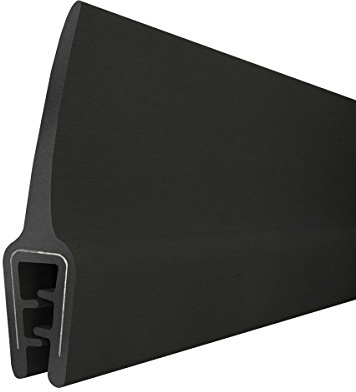 STEIGNER Joint de protection de bord de tôle T-45 NOIR, forme U, 10x33mm, 5 m