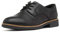 Clarks Griffin Lane, Zapatos de Cordones Derby Mujer, Negro (Black Leather Black Leather), 36 EU