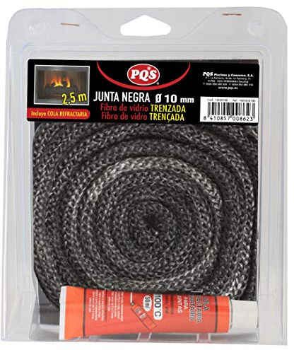 PQS Joint en fibre de verre tressé rond 2,5 m x 10 mm