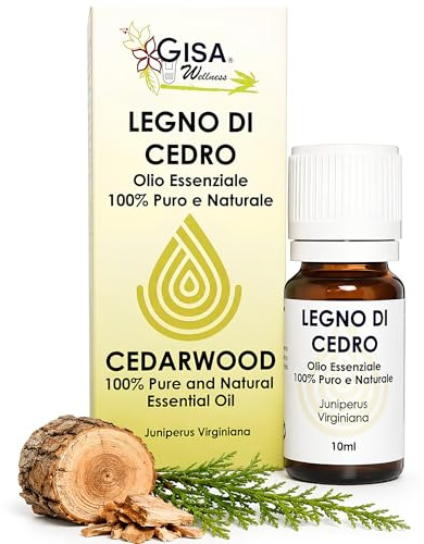 Gisa Wellness Oli Essenziali Naturali per Aromaterapia (Cedro)