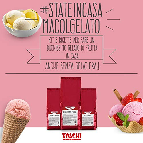 PREPARATO PER GELATO FRUTTA FATTO IN CASA SENZA GELATIERA