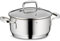 kela Cocotte 20 cm FLAVORIA, Casserole à induction 2,4 L, Couvercle en verre avec soupape d'échappement de la vapeur, graduation intérieure, Petite casserole, sans revêtement