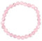 Coco Papaya Bracelet Quartz rose A - boules 6mm