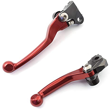 FXCNC CNC Aluminum 3D Dirt Bike Pivot Brake Clutch Levers Compatible with BETA RR 125 250 300 2T 350 390 430 450 480 4T 2013-2020, X-TRAINER 2015-2019