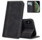 AKABEILA iPhone XS Max Hülle Leder, iPhone XS Max Handyhülle Silikon, Kompatibel für Apple iPhone XS Max Schutzhülle Brieftasche Klapphülle PU Magnetverschluss Kartenfächer Hüllen, Schwarz