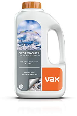 Vax SpotWash 1 Litre Solution | For Rugs, Upholstery and Carpets | Use with Vax SpotWashers - 1-9-142410, White