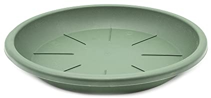 CABLEPELADO Plato Maceta 45 cm - Plato plastico 45 cm macetas 36cm de Base - PP Alta Resistencia - Compatible con macetas de máximo 36cm de Base - Verde