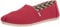 TOMS Alpargata de algodón reciclado, Mocasines Planos Mujer, Rojo, 37 EU