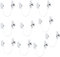 eSynic 10 Pack Window Locks Child Safety Durable& Strong Window Restrictor 185mm Wire Long Window Safety Locks Anti-Theft Security Upvc Window Locks for Home Office Factory Farm Safety etc