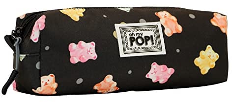 Oh My Pop! Gummy-FAN Quadrat Federmäppchen, Mehrfarbig