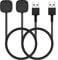 YANZHI 2 Pack/3.3Ft Replacement Fitbit Versa & Sense Smart Watch Charger Dock Stand Charging Cable, Upgraded Strong Magnet