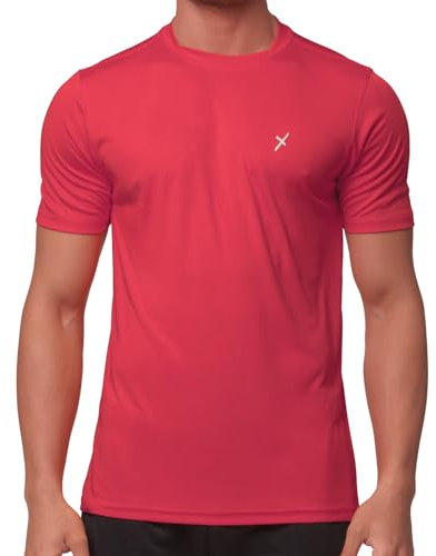 CFLEX Herren Sport Shirt Fitness T-Shirt Sportswear Collection - Rot XL