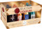 ABTEY Casier Selection Chocolate Liqueurs 155g - Label 5® Whiskey, Cointreau®, St James® Rum & Bayet Cognac - 12 Assorted Chocolate Liqueurs Bottles in a Crate