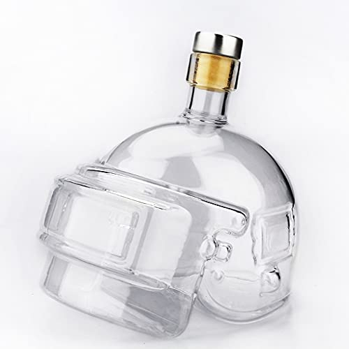 Bouteille de Vodka à tête de crâne de 600ml, carafe à whisky pour casque, carafe à vin en verre de cristal, outil de Bar