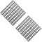 LIANRISES 2 Rejilla Desague Ducha 15x15cm Atrapa Pelos Ducha Tapa Desague Ducha Bloquear Las Cubiertas De Alcantarillado De Las Hojas