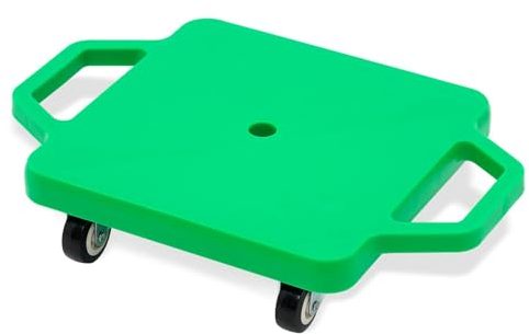 Rollbrett Balance Board Für Kinder,Kindersport ab 3 Jahren zur Förderung von Balance, Motorik & Koordination,Scooter Board mit Haltegriffen und Umlenkrollen