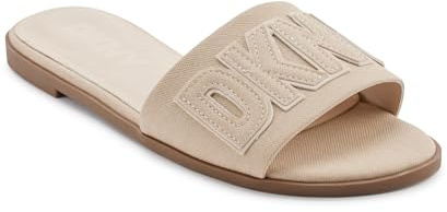 DKNY Women's Willow-Flat Slide Sandal, Hemp, 7.5 UK