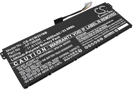 TCTK Laptop Akkus 4650mAh Kompatibel mit [Acer] Aspire Vero AV15-52, Aspire Vero AV15-52-39EB, AV15-52-50DW, AV15-52-54VJ, AV15-52-5629, AV15-52-70JD, AV15-52-7154, AV15-52-747X, AV15-52-75PB, AV15-5