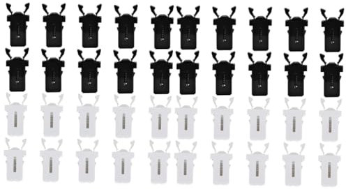 Alipis 2sets Push-type Trash Can Buckle Garbage Bin Freshener Lid Automatic Bin Garbage Bag Tower Bins Spare Parts Under Sink Bin Catches Liners Garbage Can Trash Can Hitch Plastic 20pcs*2