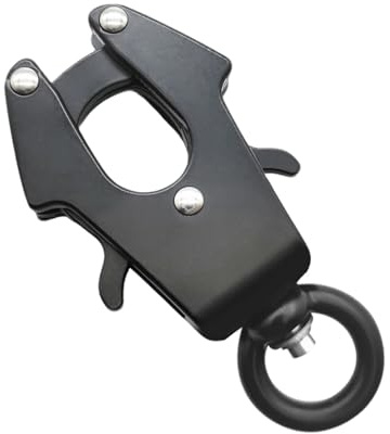 manhegari Hundeleinenhalter, Haken für Hundeleine – Frosch-Clip mit drehbarer Leine, schwere Schnalle aus Zinklegierung