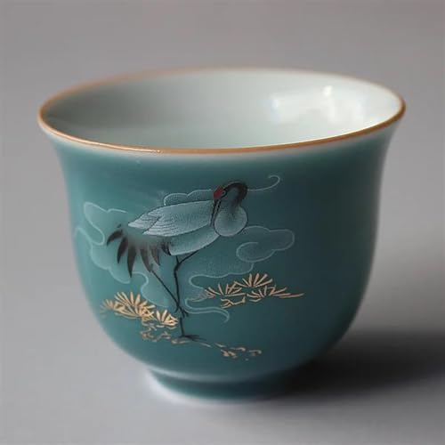 Juego De Té Para Adultos Juego Té Chino Accesorios Para La Ceremonia Del Tazón Porcelana Antigua Vajilla Con Grúa Esmalte Color Taza Cerámica Para El Hogar Juegos De Té Portátiles