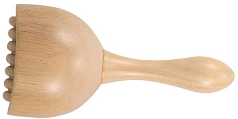 LALADEFIEE Holz Massagegerät mit Handlicher Massage roller aus Schwedischem Holz zur Muskelentspannung und Effektives Massage tool für Gesicht und Körper Tragbar und Langlebig