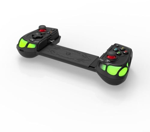 Kivivaka Controller di gioco mobile Joystick Dual Hall per Android e Gamepad ergonomico ABS, unità compatta nera