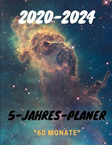 5-Jahres-Planer 2020-2024 60 Monate: Jahresplaner Monatskalender