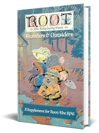 Magpie Games Travelers & Outsiders - Root: The Roleplaying Game Expansion, Hardcover Tabletop RPG Rulebook, Full-Color, Iconic Art by Kyle Ferrin