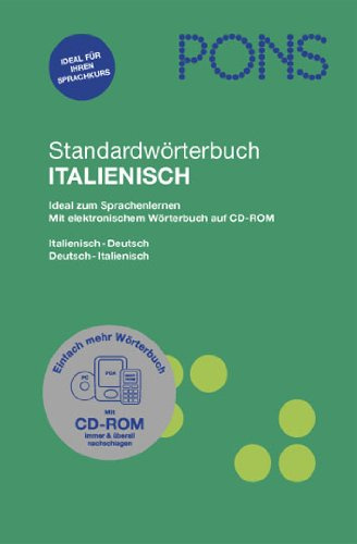 PONS Standardwörterbuch Italienisch: Italienisch - Deutsch / Deutsch - Italienisch