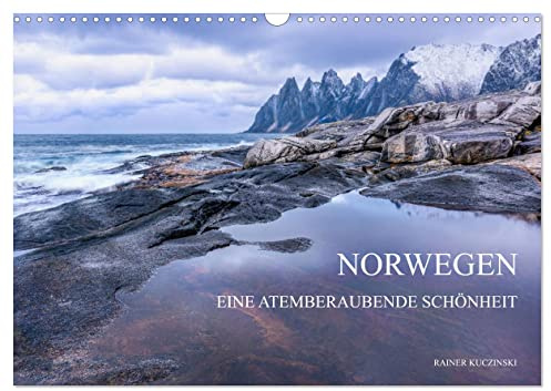 NORWEGEN - EINE ATEMBERAUBENDE SCHÖNHEIT (Wandkalender 2026 DIN A3 quer), CALVENDO Monatskalender: Norwegens Inseln Senja, Lofoten und Fjorde in eindrucksvollen Bildern. (CALVENDO Orte)