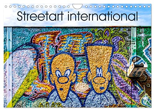 Streetart international (Wandkalender 2026 DIN A4 quer), CALVENDO Monatskalender: Alternative Kunst im öffentlichen Raum (CALVENDO Kunst)