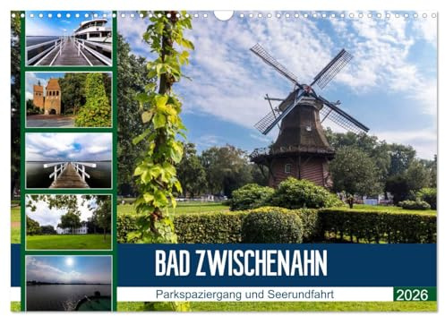 Bad Zwischenahn, Parkspaziergang und Seerundfahrt (Wandkalender 2026 DIN A3 quer), CALVENDO Monatskalender: Diese beeindruckenden Aufnahmen von Bad ... Sie das ganze Jahr hindurch. (CALVENDO Natur)