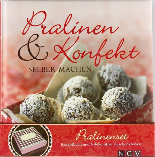 Pralinen & Konfekt selber machen: Pralinenset: Rezeptbuch und 6 dekorative Geschenkboxen: Pralinenset: Rezeptbuch und 6 dekorative Geschenkboxen. ... aus stabilem Karton im Format 11 x 11 x 4 cm