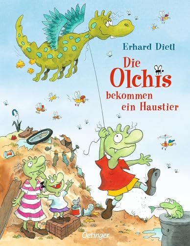 Die Olchis bekommen ein Haustier: Lustiges Kinderbuch mit farbenfrohen Illustrationen zum Vorlesen für Kinder ab 4 Jahren