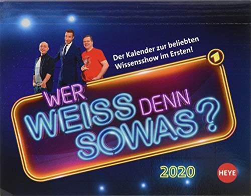 Wer weiß denn sowas? Tagesabreißkalender. Tischkalender 2020. Tageskalendarium. Blockkalender. Format 14 x 11 cm
