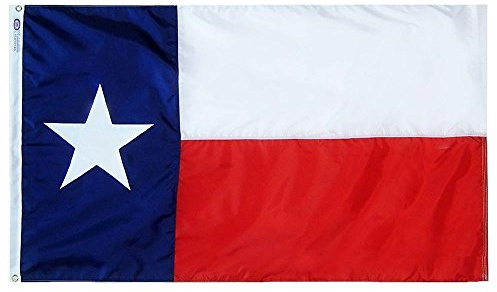 Annin Texas State Drapeau, Rouge/Blanc/Bleu, 4 by 6 Foot