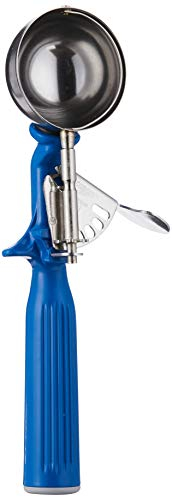 Vollrath (47143) 2 oz Stainless Steel Disher-Size 16, Dark Blue