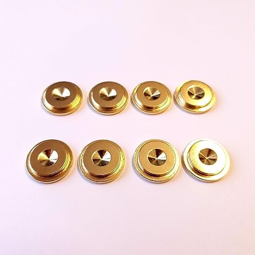 OEHLBACH Washer 20 S, Unterlegscheibe für Spikes, Farbe: Gold, 8 Stück (55043)