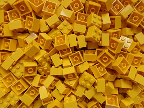 LEGO Steine 2x2 Noppen (3003) Gelb 50 Stück