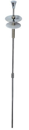 Wirquin 39427001 Tirette pour bonde de lavabo Automatique, Chromé