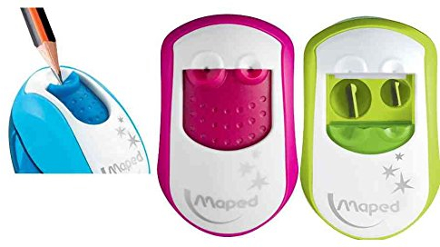 Maped 3-Anspitzer Doppel Clean passender Farbe zufällige